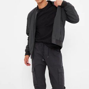 Gap Black Recycled Bomber Jacket